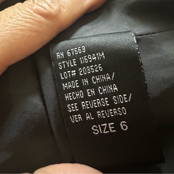 Brand: S.L.Fashions, size: 6, black and silver dress. - Picture 10 of 11